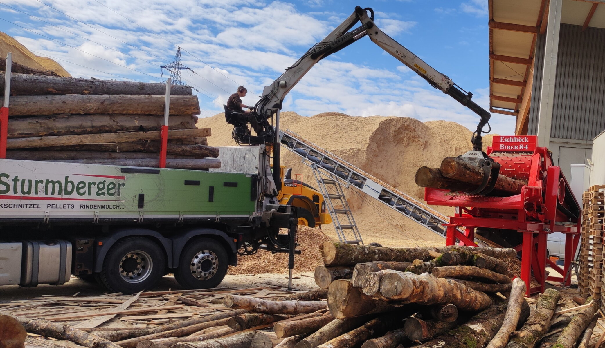 Holzhackmaschine